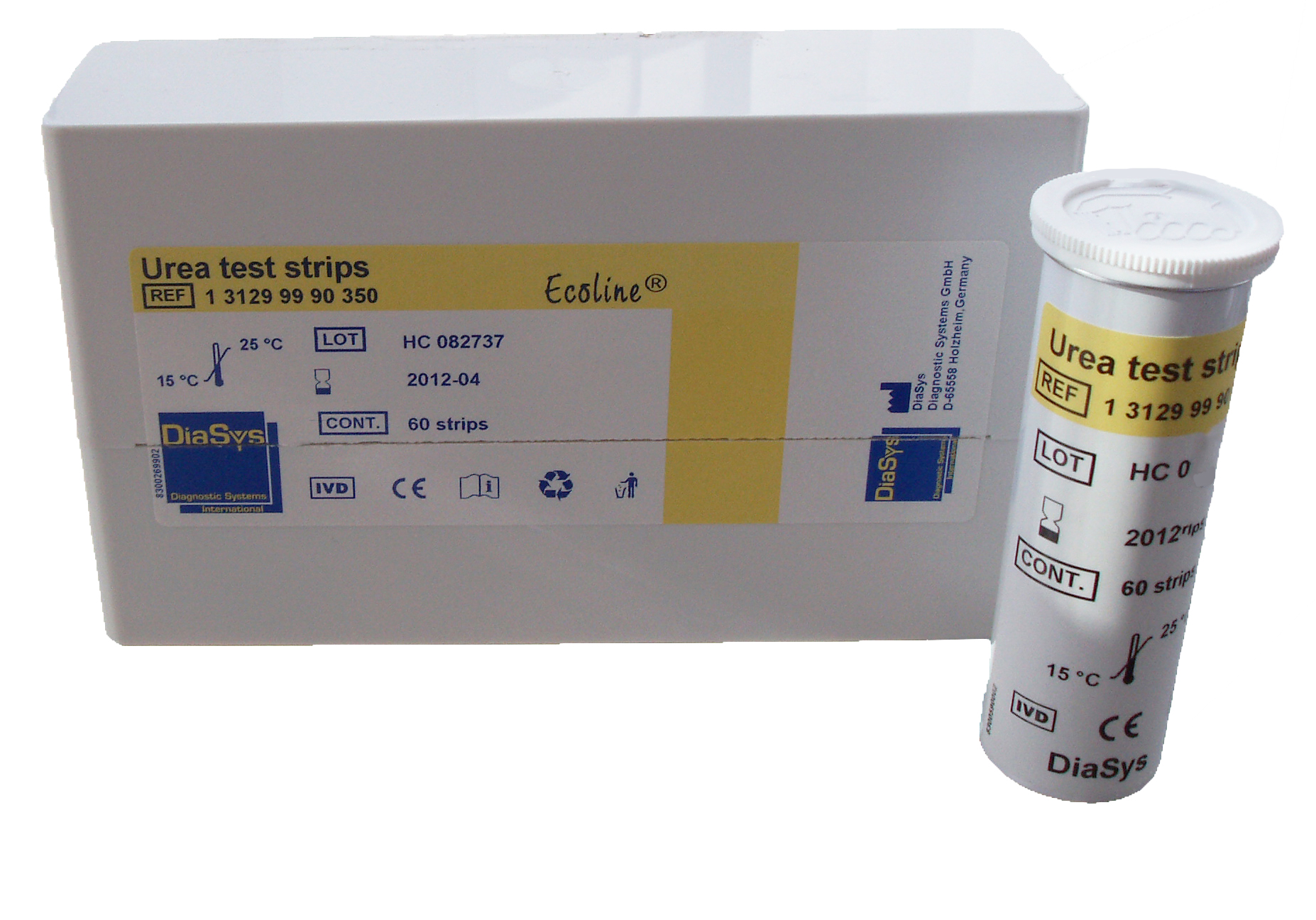 Woodley Equipment DiaSys Blood Urea Test Strips