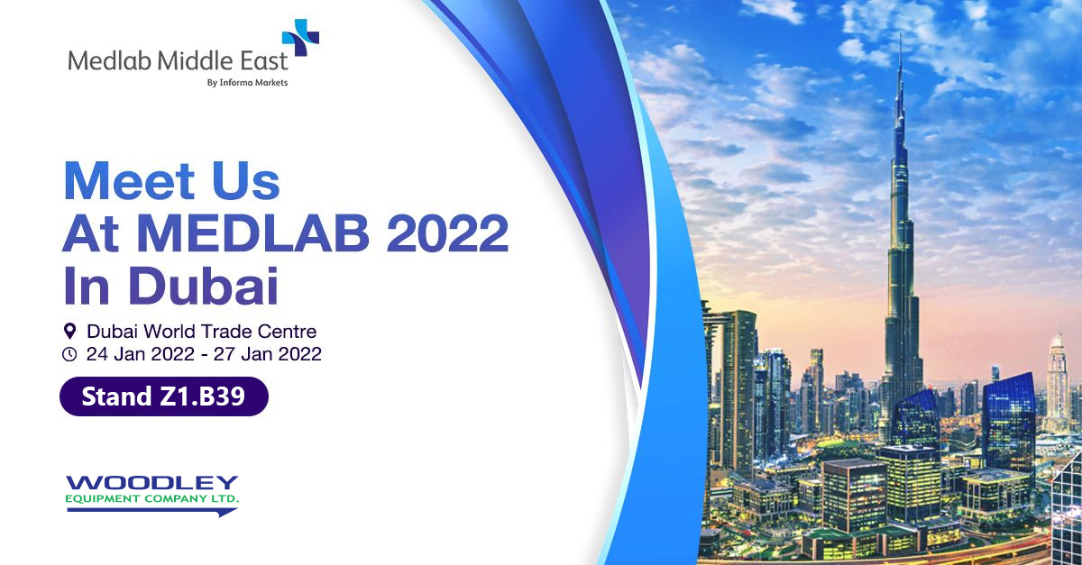 Woodley are Exhibiting at MedLab Dubai 2022
