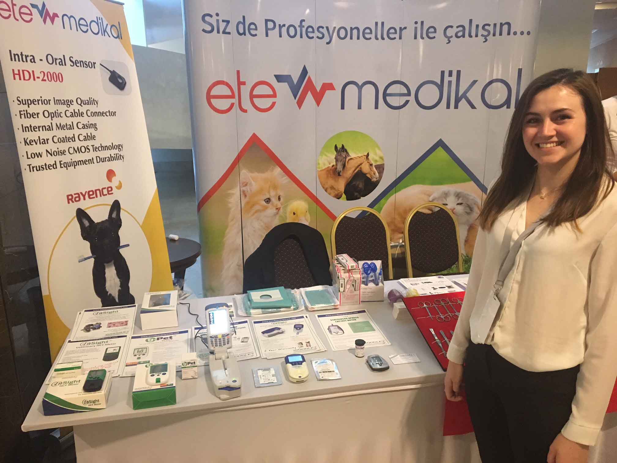 Woodley Vet Diagnostics Support ete medikal at KLIVET 2018, Turkey